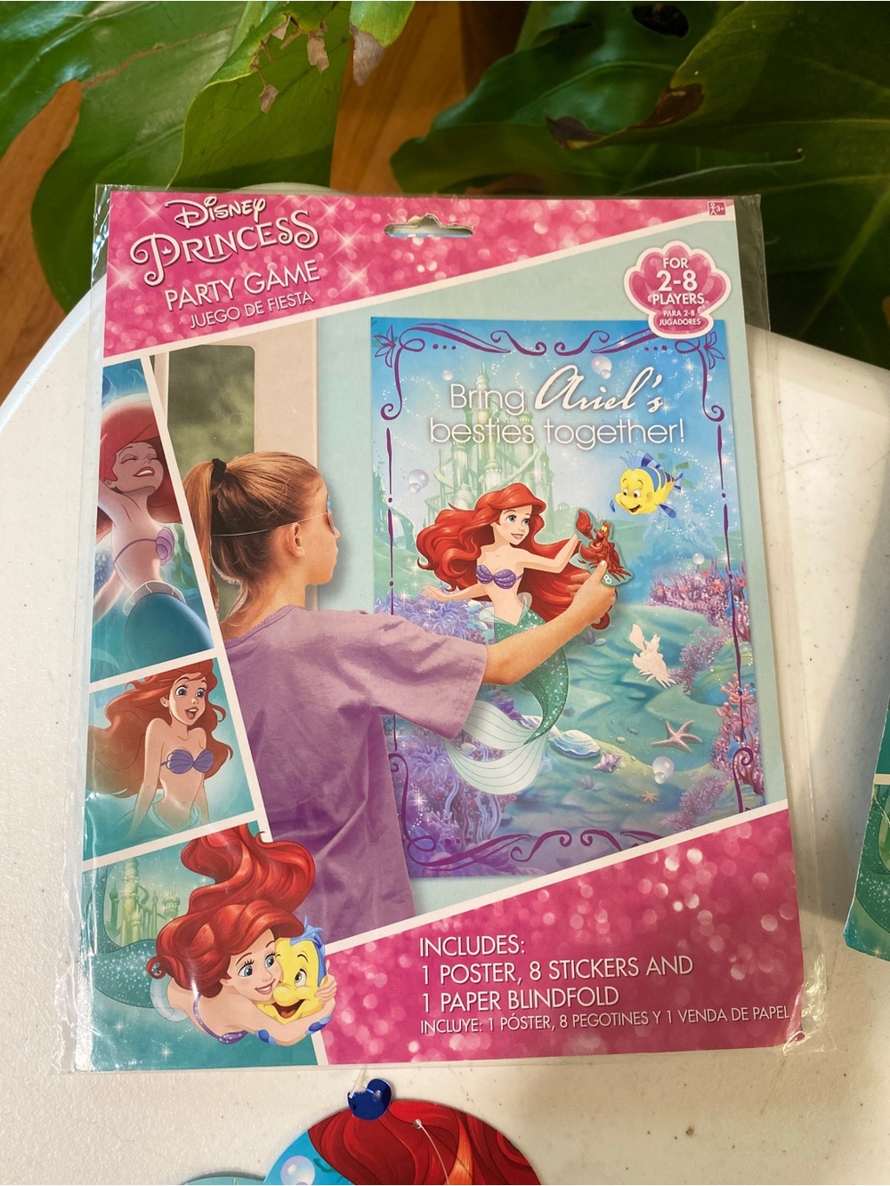 Disney Princess Ariel Party Kit - Teal, Pink, Red, Yellow - Picture 4 of 9